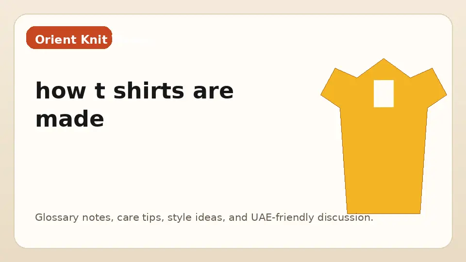 how t shirts are made