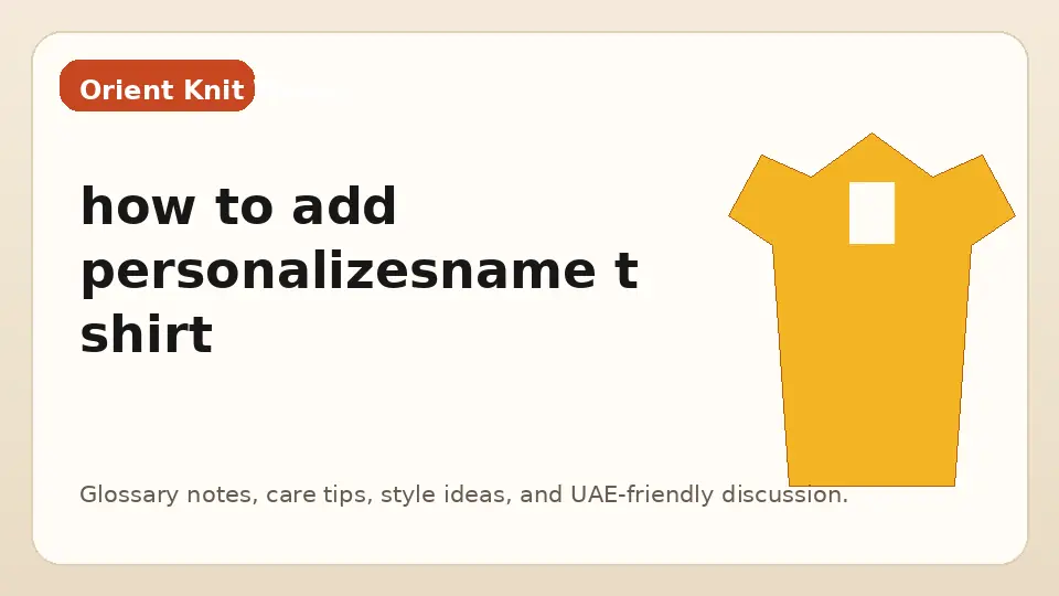 how to add personalizesname t shirt