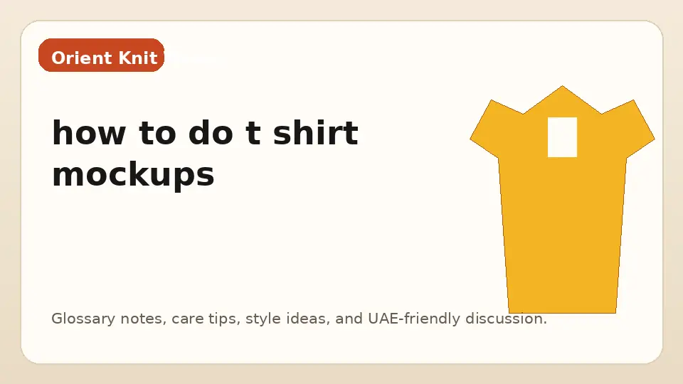 how to do t shirt mockups