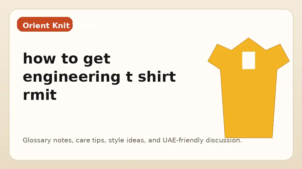 how to get engineering t shirt rmit