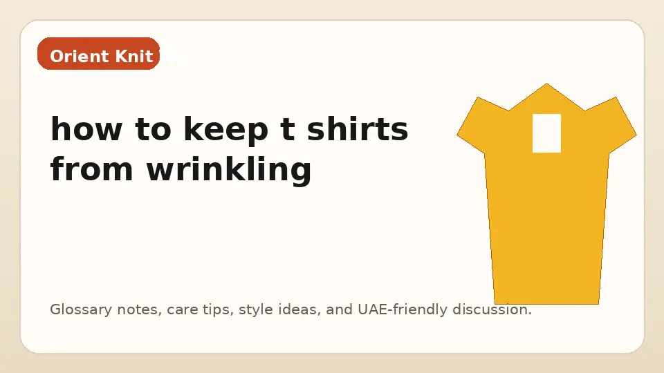 how to keep t shirts from wrinkling