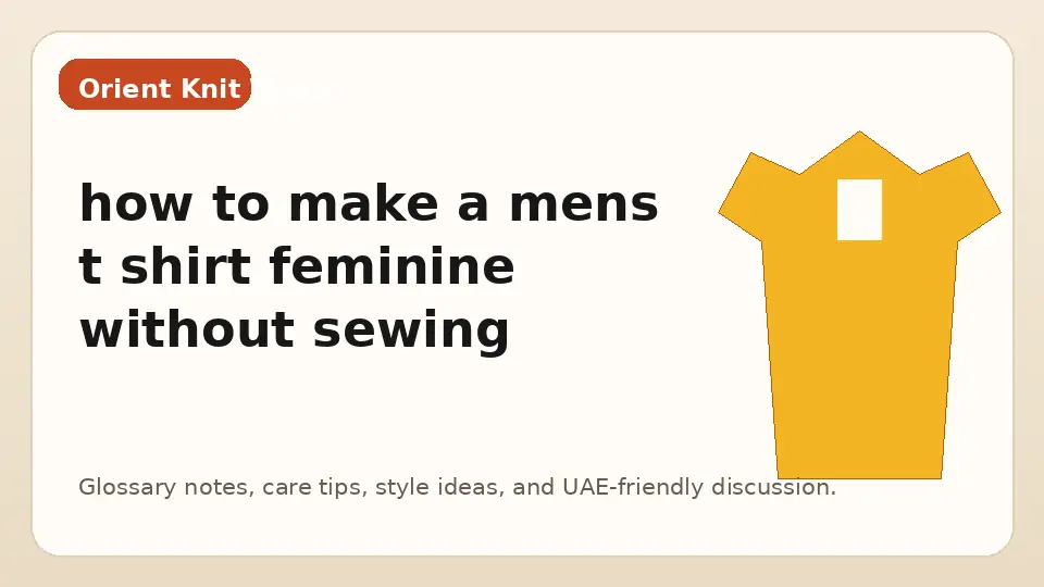 how to make a mens t shirt feminine without sewing