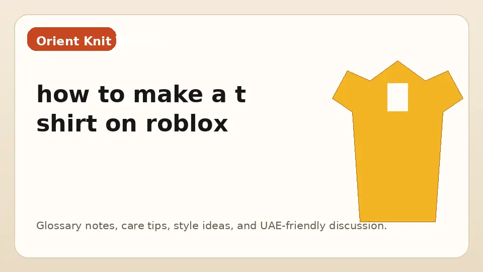 how to make a t shirt on roblox