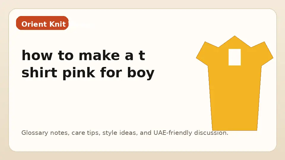 how to make a t shirt pink for boy