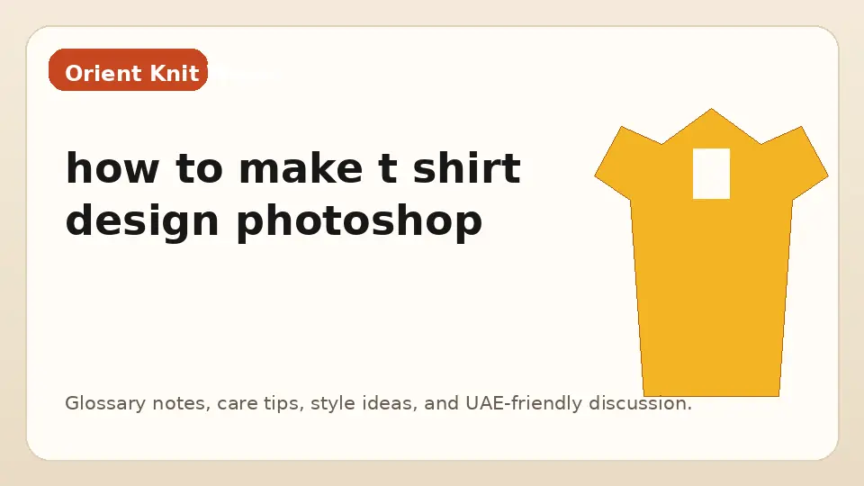 how to make t shirt design photoshop