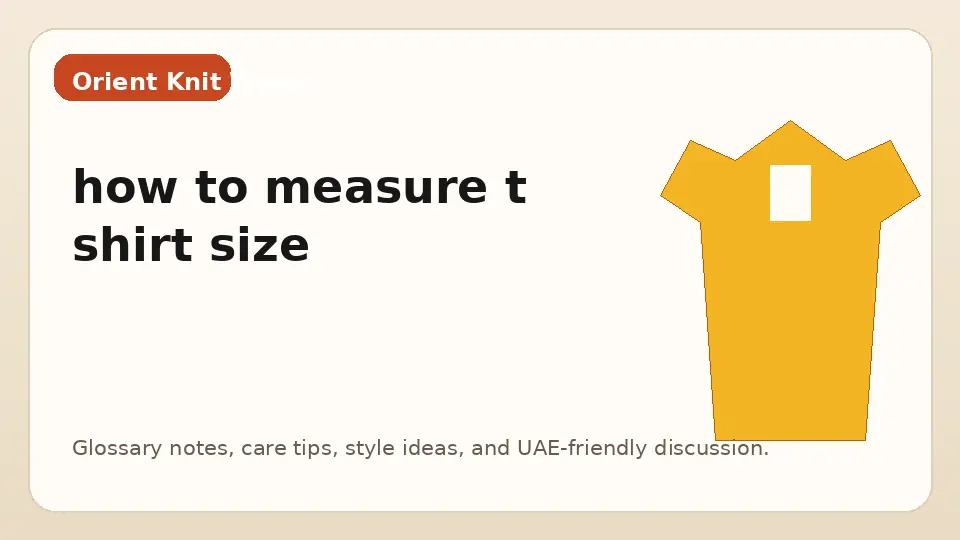 how to measure t shirt size