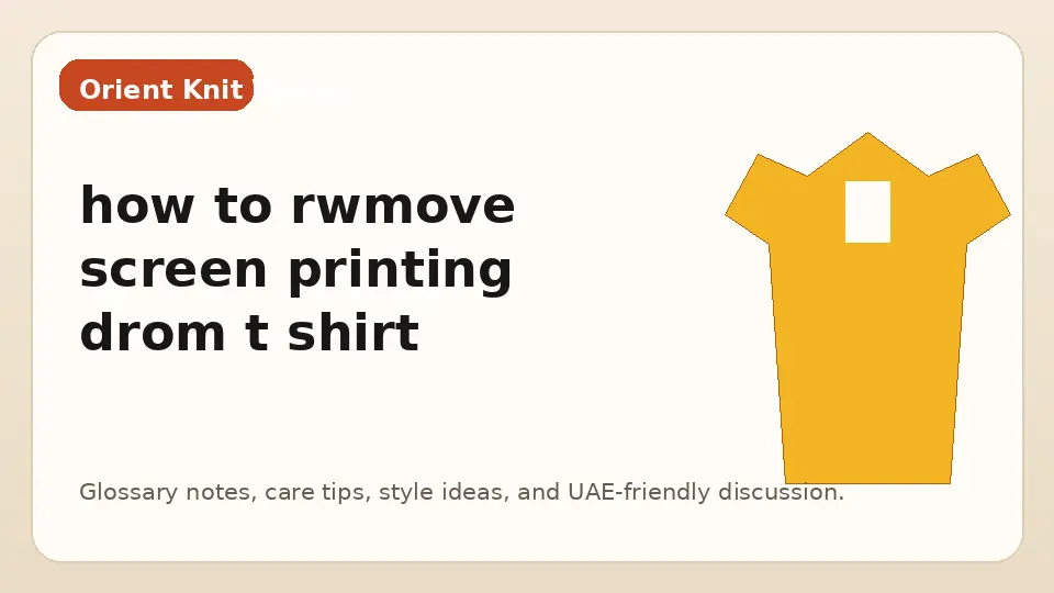how to rwmove screen printing drom t shirt