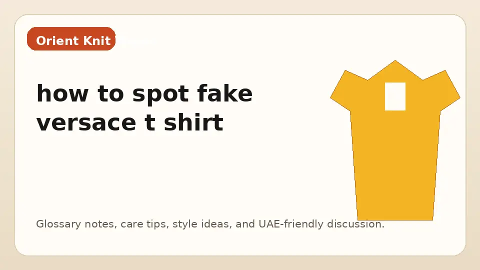 how to spot fake versace t shirt