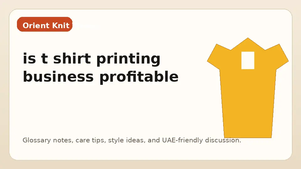 is t shirt printing business profitable