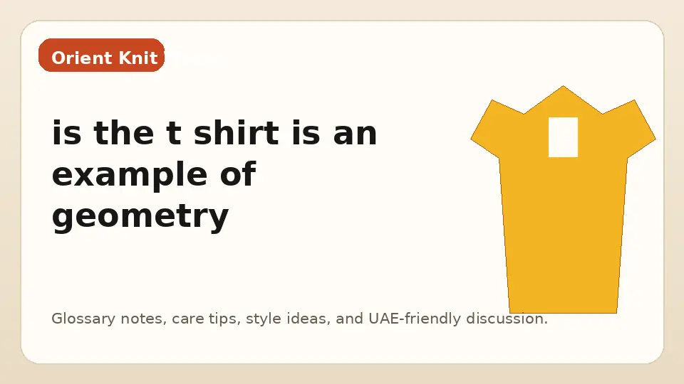 is the t shirt is an example of geometry