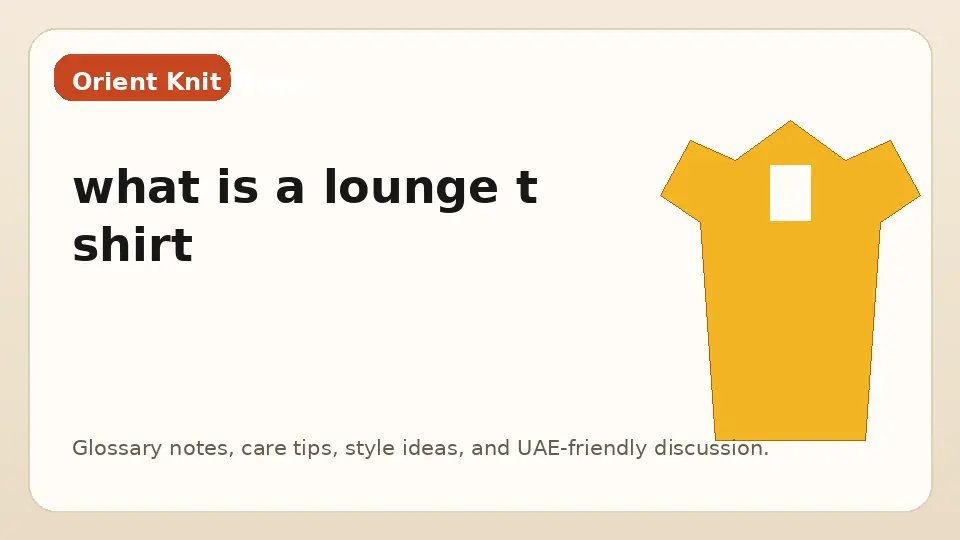 what is a lounge t shirt