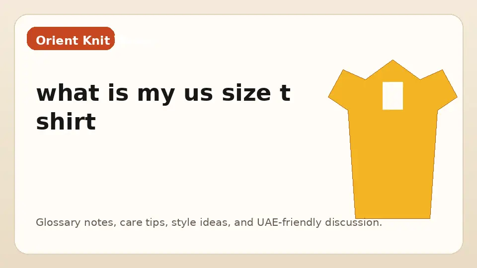 what is my us size t shirt