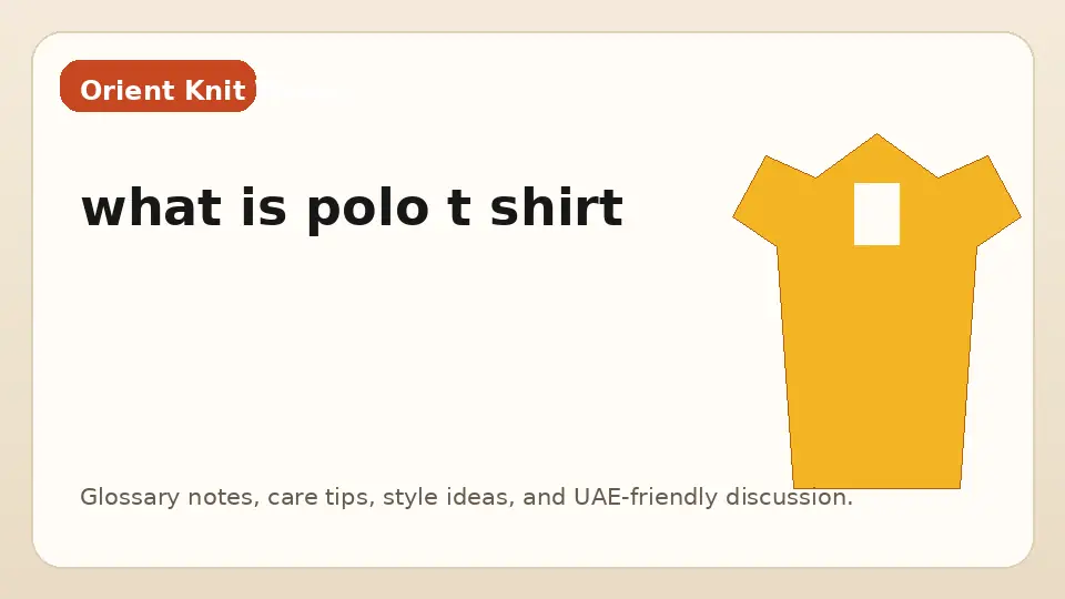what is polo t shirt