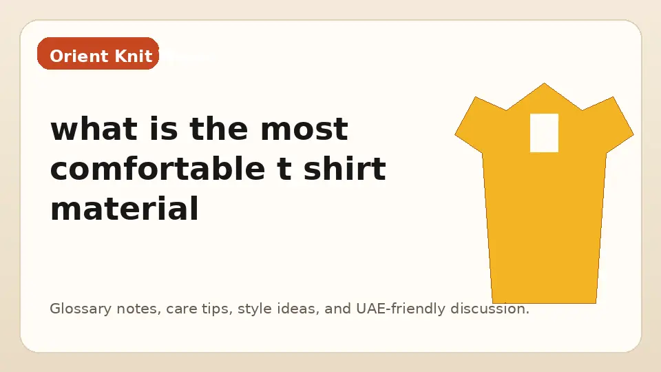 what is the most comfortable t shirt material