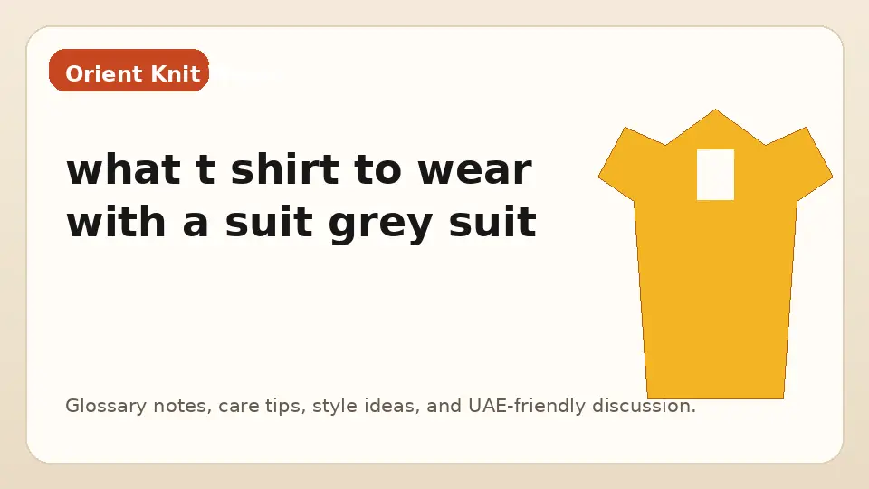 what t shirt to wear with a suit grey suit