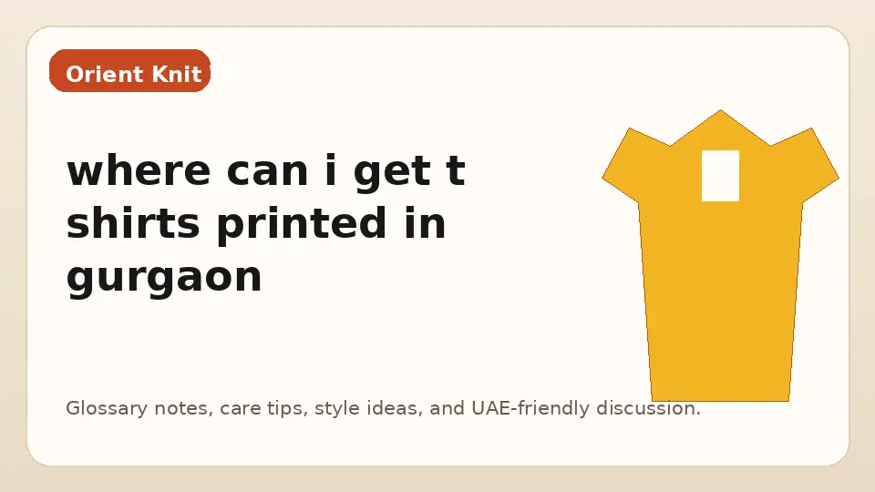 where can i get t shirts printed in gurgaon