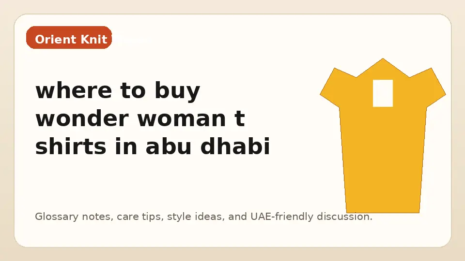 where to buy wonder woman t shirts in abu dhabi