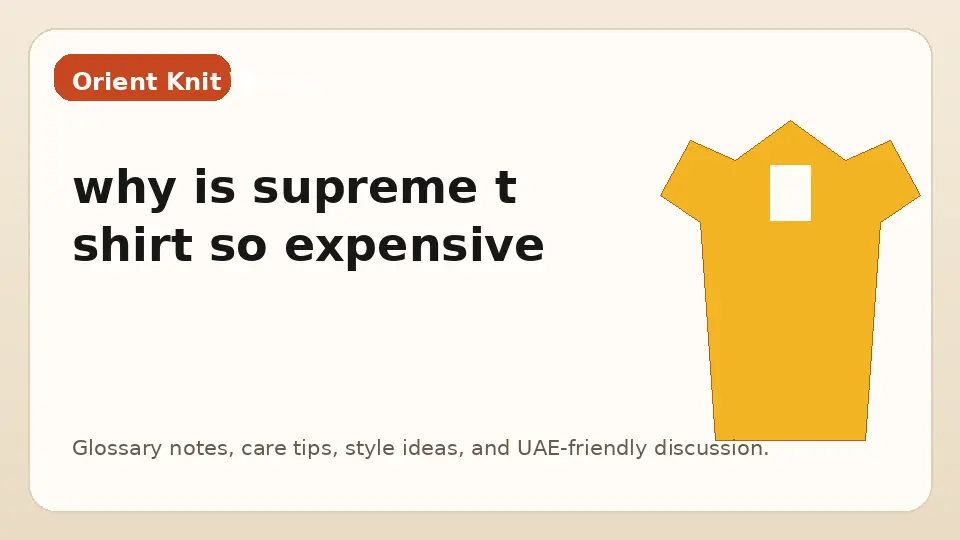why is supreme t shirt so expensive