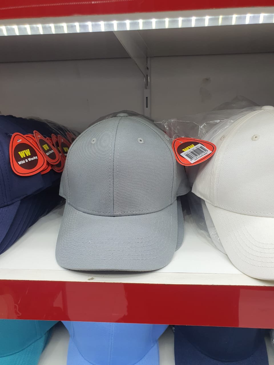 6 Colors Light Gray Cotton Cap | 6 Panels Caps | UAE