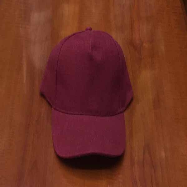 Burgendy Cotton Cap | Cotton Caps | UAE