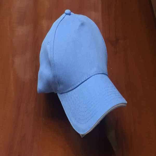 Sky Blue Cap White Sandwich | Cotton Caps | UAE