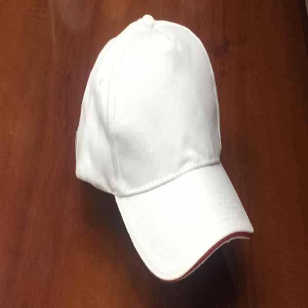 White Cap Red Sandwich | Cotton Caps | UAE