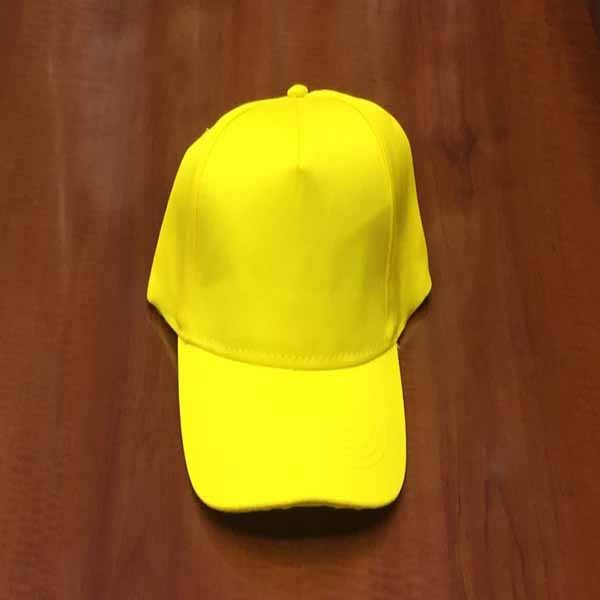 Yellow Cap White Sandwich | Cotton Caps | UAE