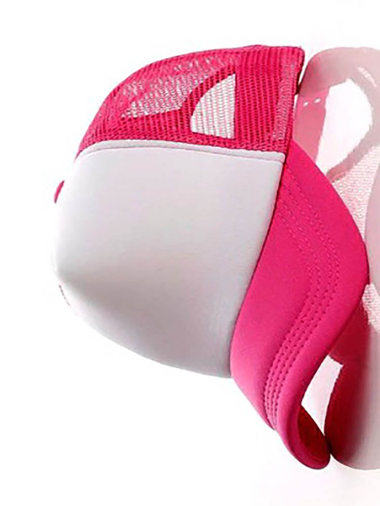 Pink And White Polyester Foam Cap Dubai | Foam Caps | UAE