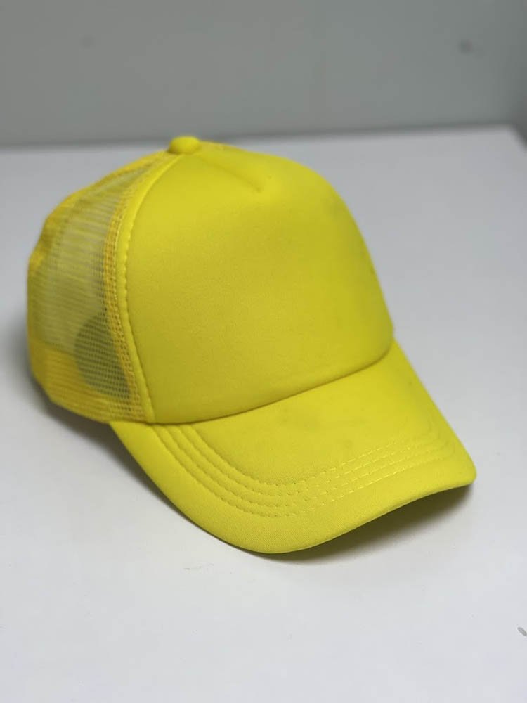 Yellow Polyester Foam Cap Dubai | Foam Caps | UAE