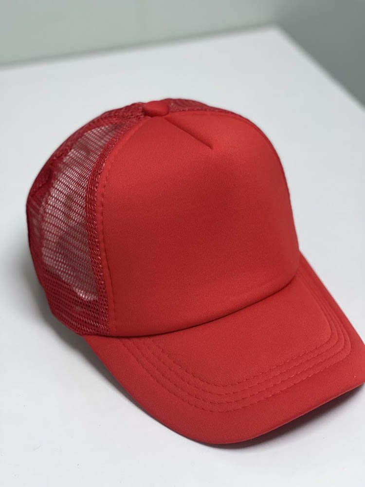 Red Polyester Foam Cap Dubai | Trucker Caps | UAE